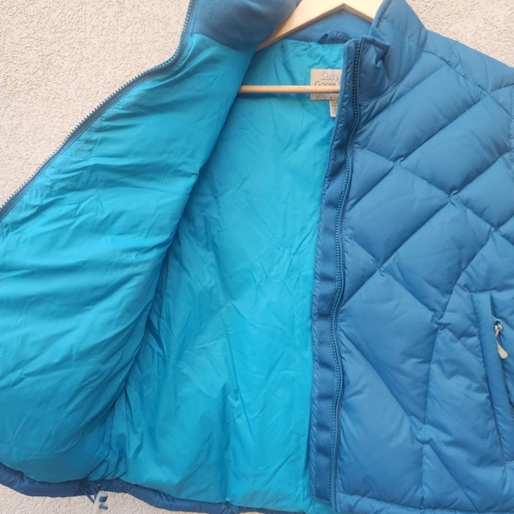 CABELA'S Women's Vest Large Blue Goose Down Warm Quilted Outdoor - Picture 12 of 14